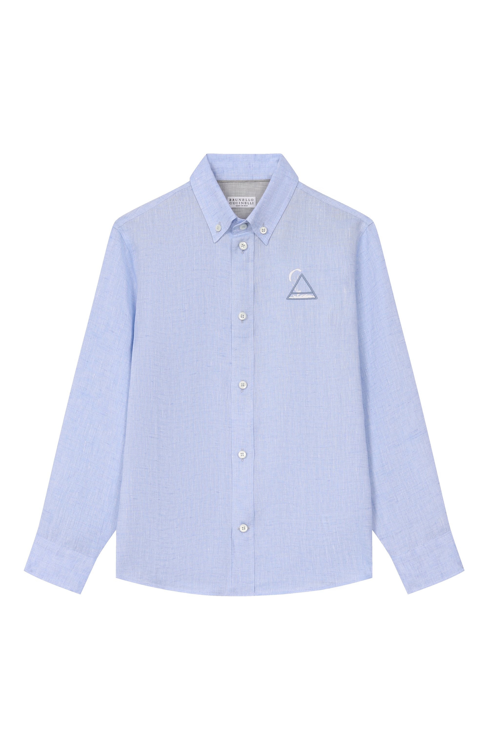 Льняная рубашка BRUNELLO CUCINELLI, арт. BM684C317B, фото 1