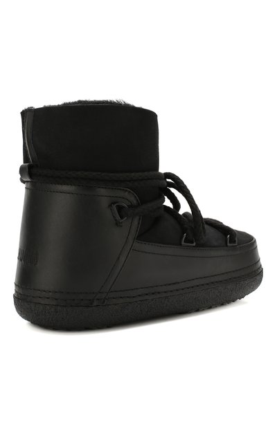 Комбинированные сапоги с внутренней отделкой из овчины INUIKII, арт. 70101-7, фото 4