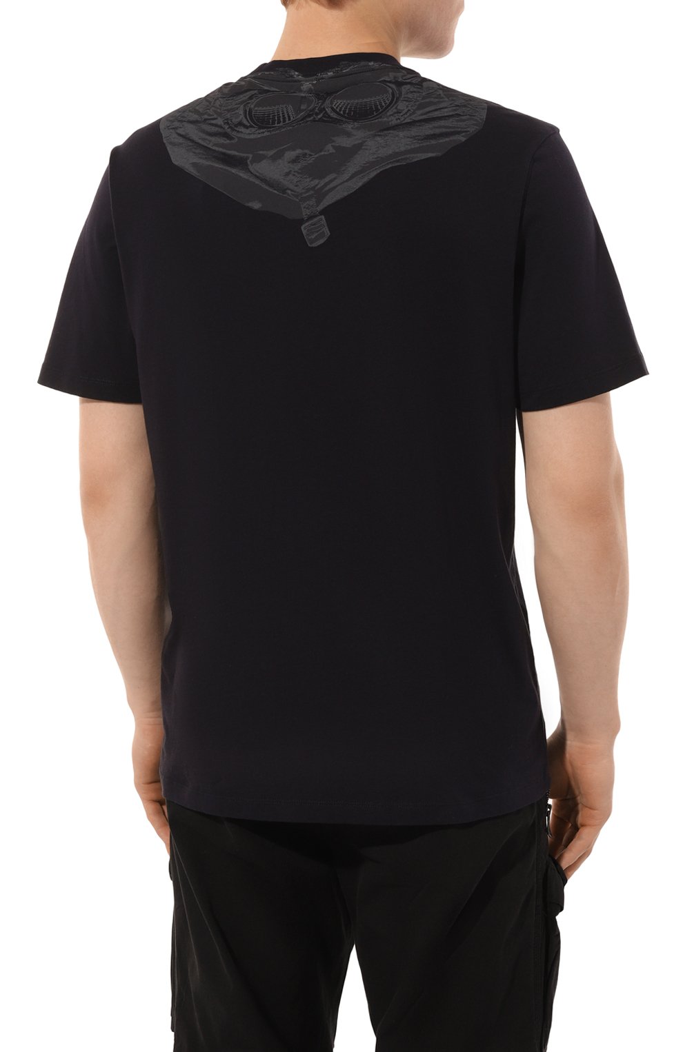 Хлопковая футболка C.P. COMPANY, арт. 17CMTS030A005100W, фото 4