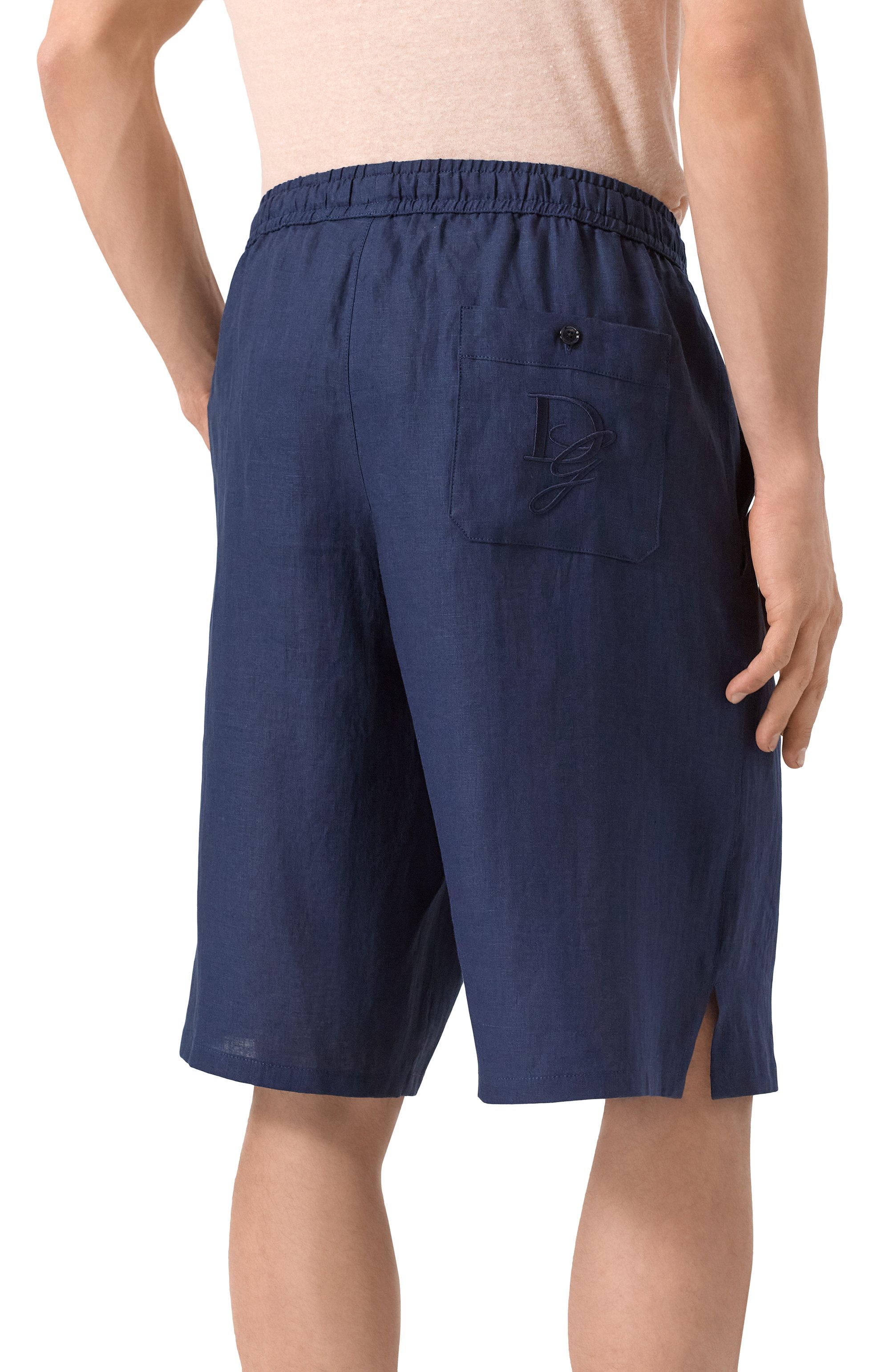 Льняные шорты DOLCE & GABBANA, арт. GV37AZ/FU4LG, фото 4