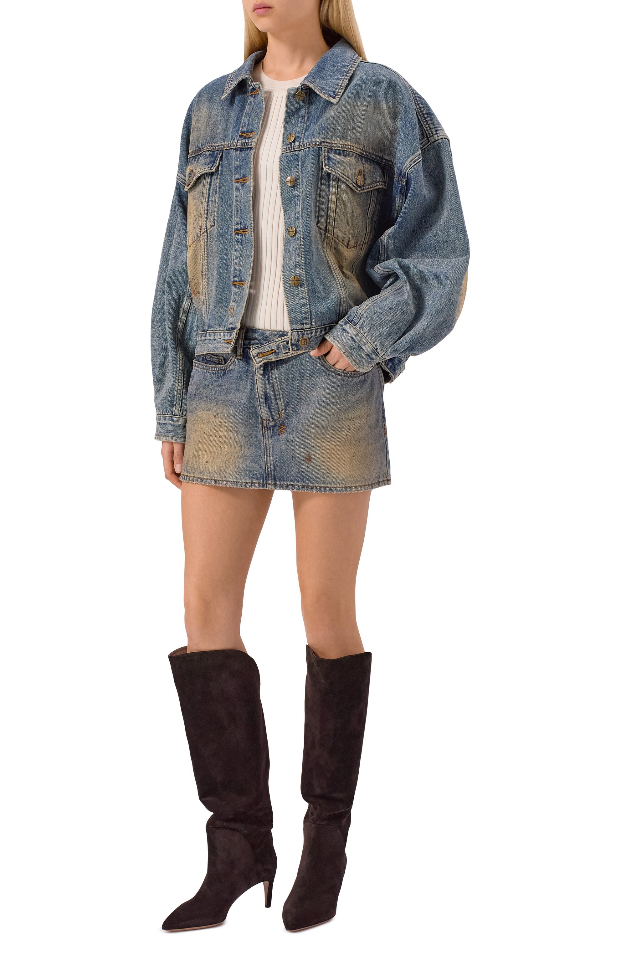 Джинсовая куртка KSUBI, арт. WFA25JK002, фото 2