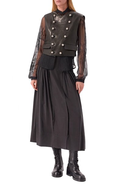 Кожаные ботинки heike ANN DEMEULEMEESTER, арт. B0010066/LT047, фото 3