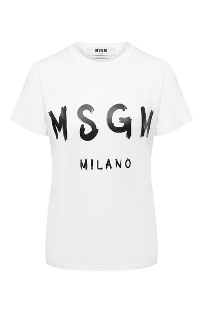 Женская хлопковая футболка MSGM, арт. 2941MDM60 207798