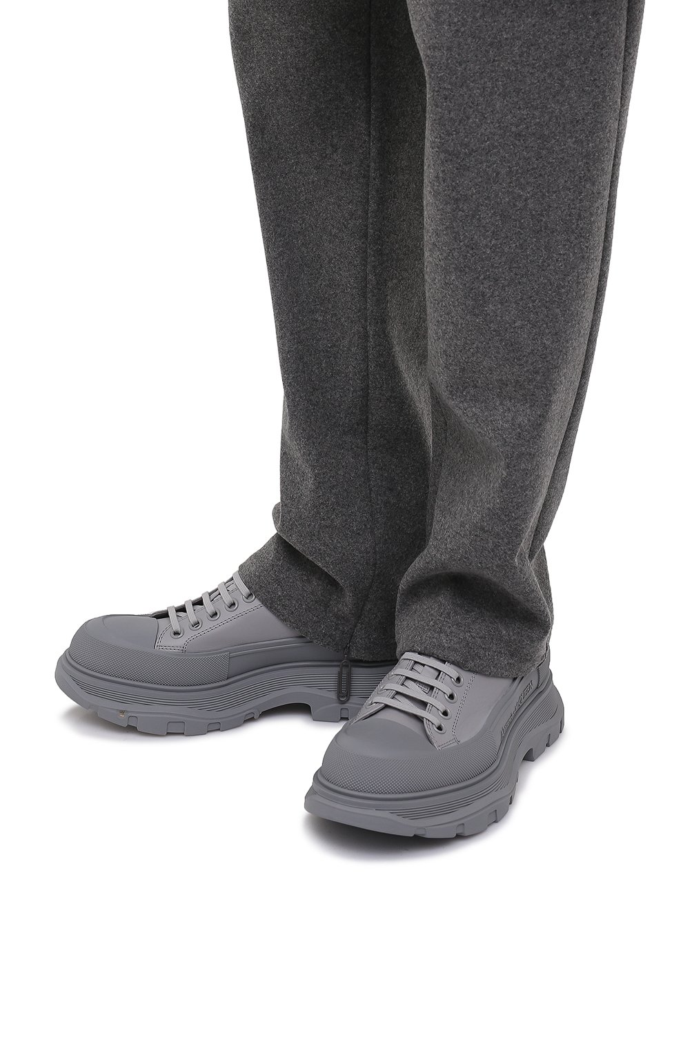 Кожаные ботинки tread slick ALEXANDER MCQUEEN, арт. 627225/WIB81, фото 3