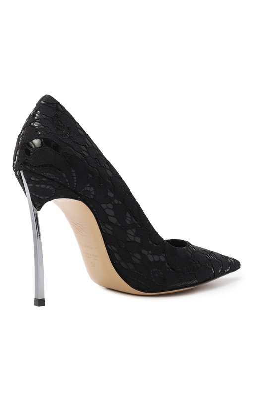 Комбинированные туфли Liberty Blade Casadei 1F940X100MC2836 Чёрный  1F940X100MC2836 Фото 5