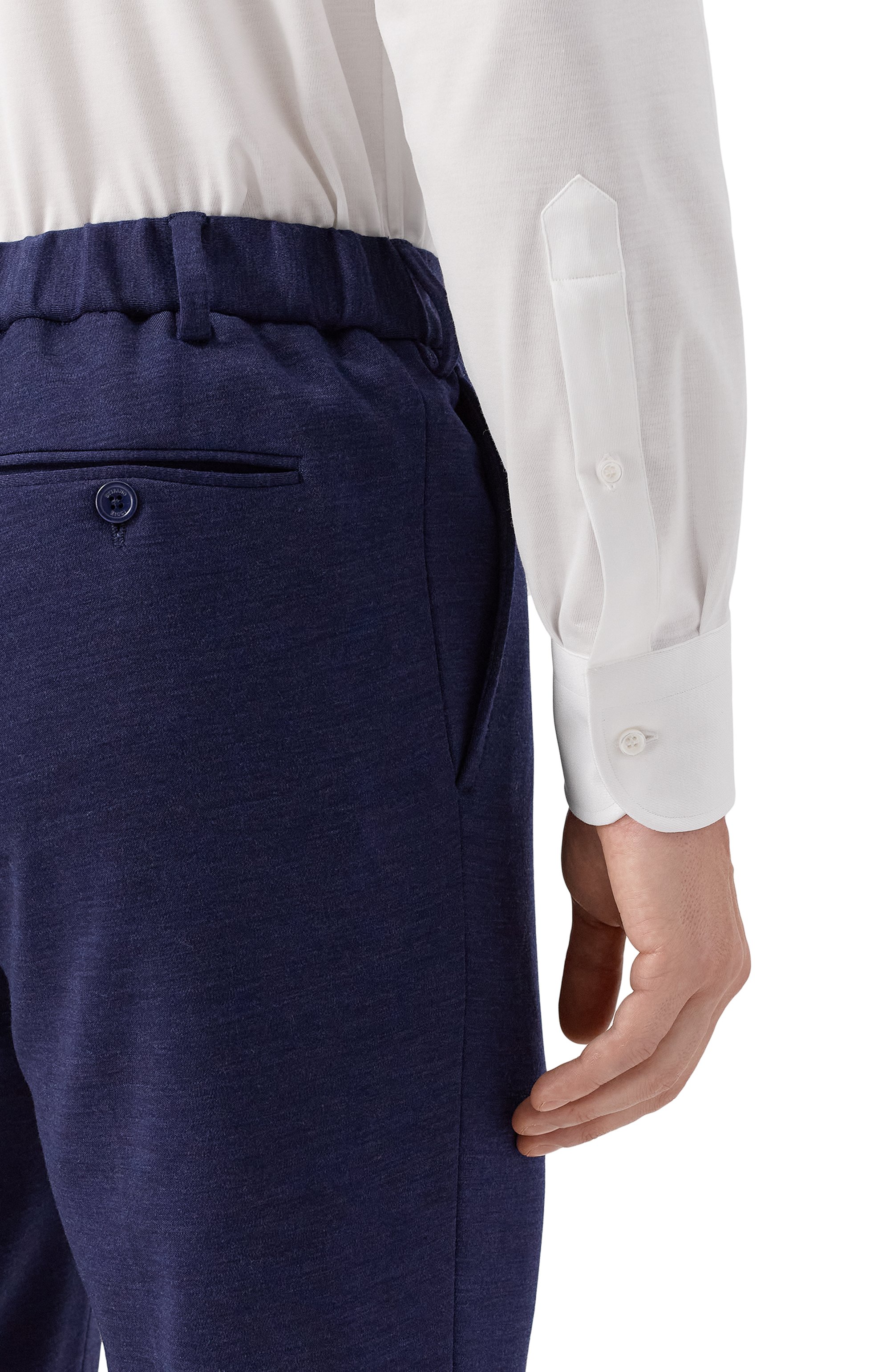 Хлопковая сорочка MVST, арт. SLIM/GABRIELLE/R0UND/1628-JERSEY (INTERL0CK), фото 5