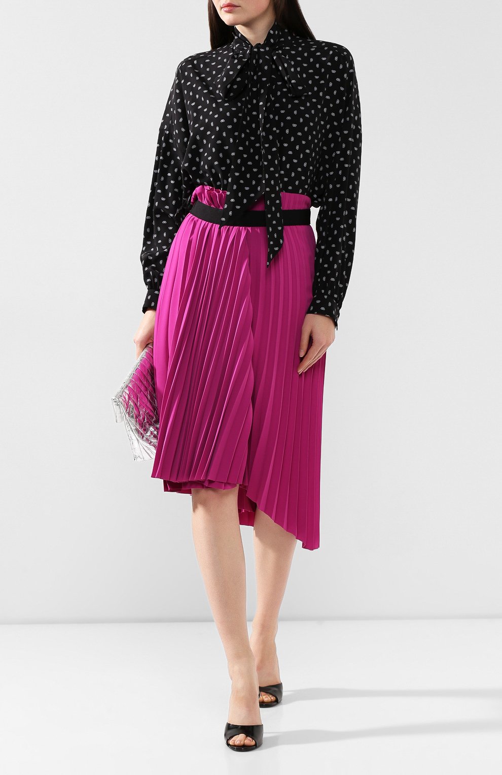 Плиссированная юбка BALENCIAGA, арт. 529757/TG014, фото 2