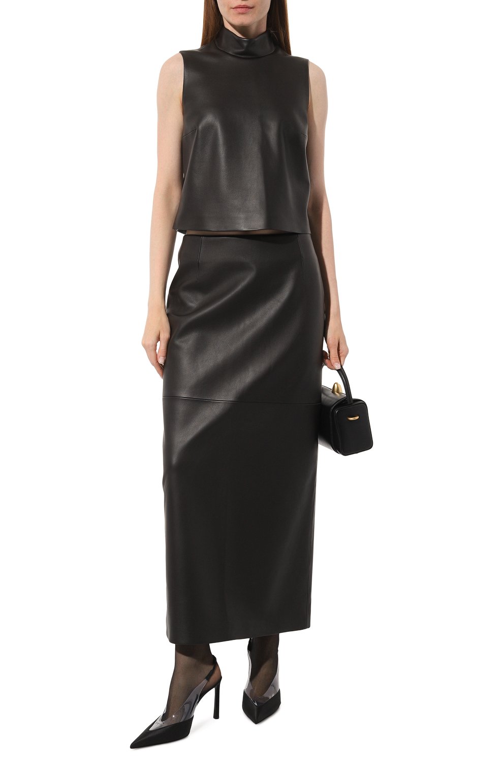 Кожаная юбка AGREEG, арт. 24150434, фото 2