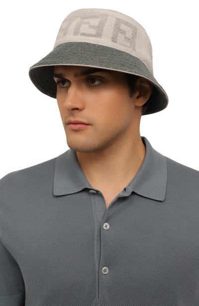 Хлопковая панама FENDI, арт. FXQ958/AN94/F0QZ0, фото 2