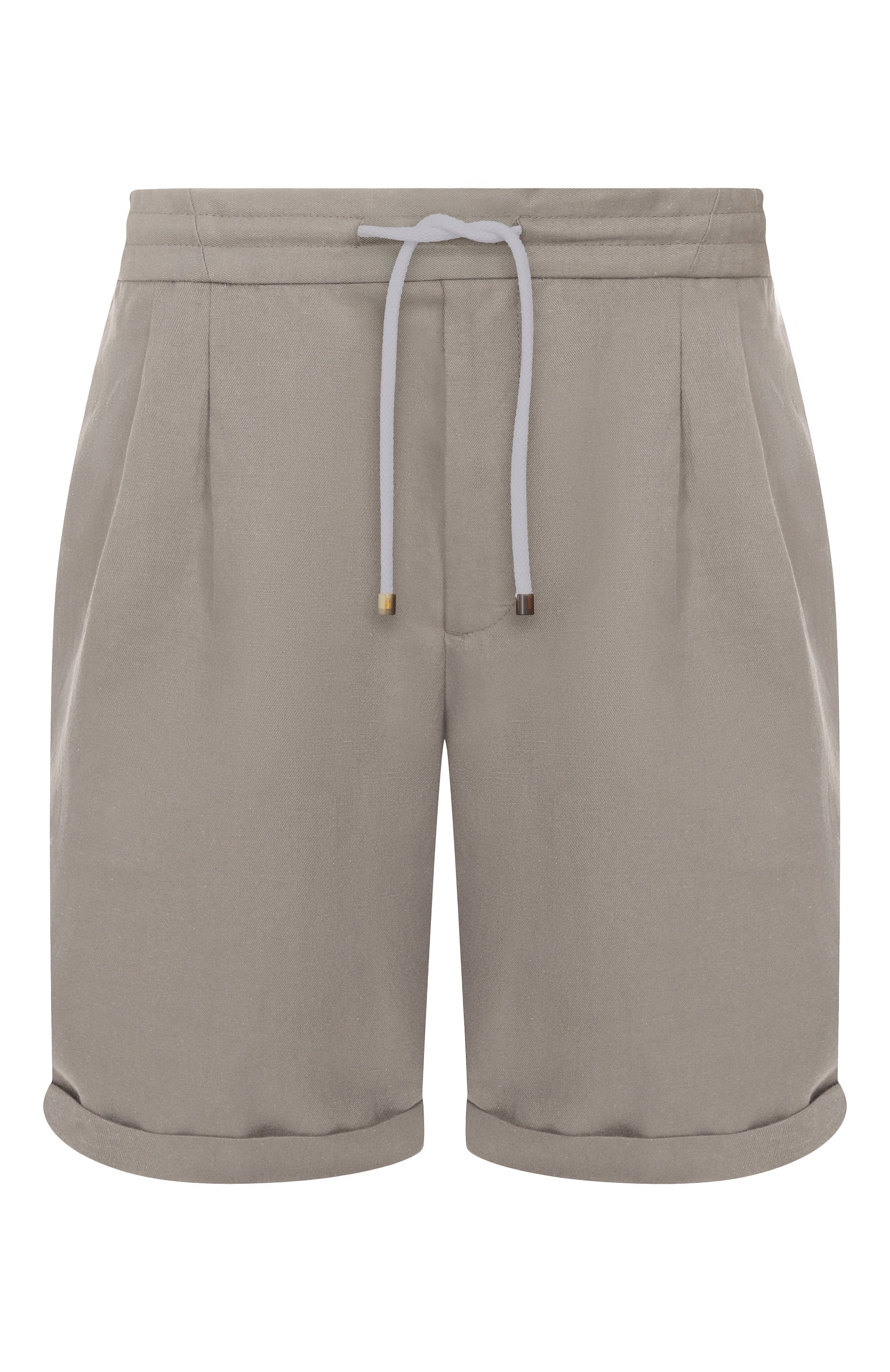 Шорты изо льна и хлопка BRUNELLO CUCINELLI, арт. MH255U0020, фото 1