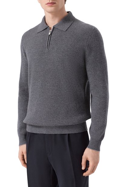 Кашемировое поло BRUNELLO CUCINELLI, арт. M2229525, фото 3