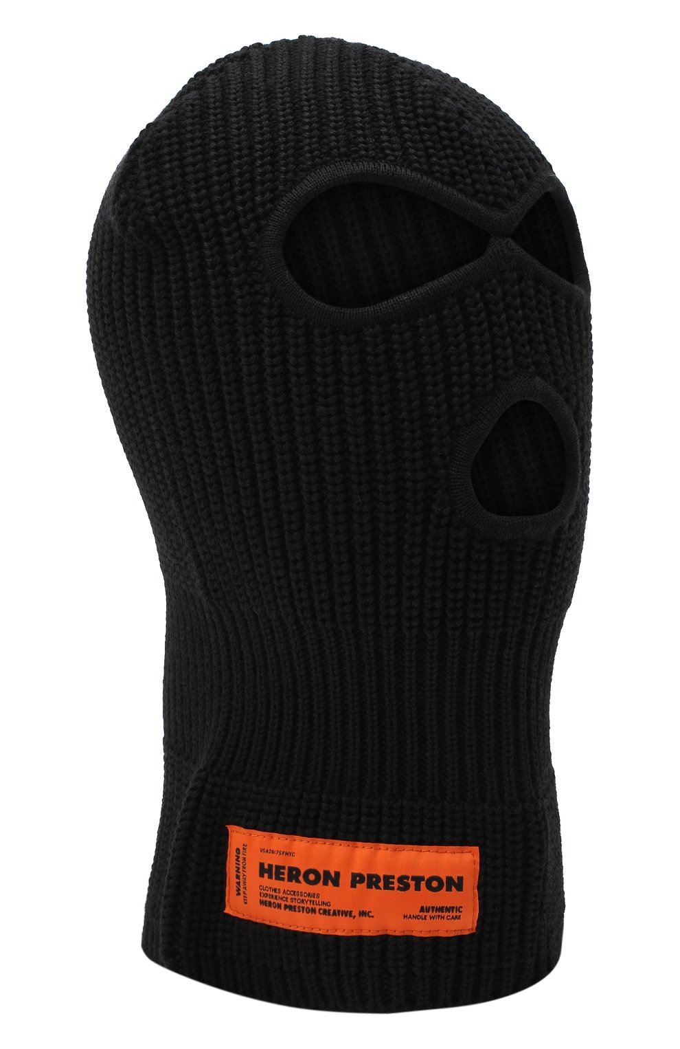 Шапка-балаклава HERON PRESTON черного цвета по цене 13300 руб., арт. HMLA004F20KNI0011000, фото 1 Шапка-балаклава HERON PRESTON, арт. HMLA004F20KNI0011000, фото 1