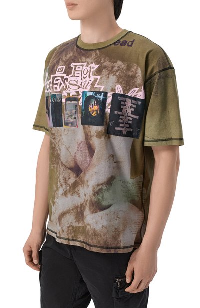 Хлопковая футболка DIESEL, арт. A19976/0EPCD, фото 3