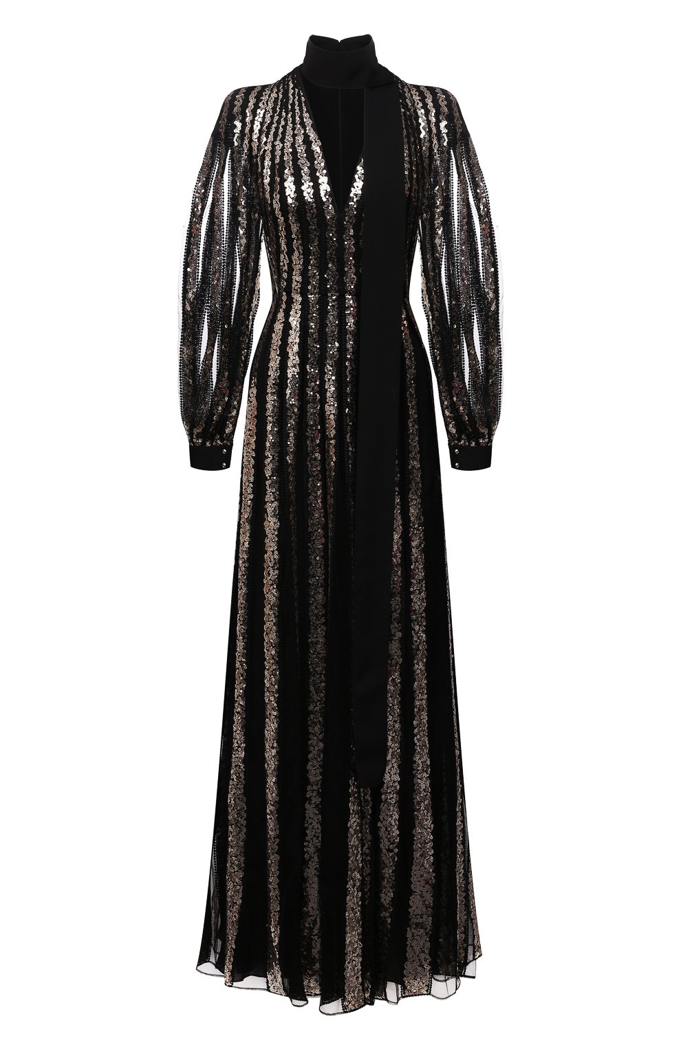 Платье с пайетками ELIE SAAB черного цвета по цене 945500 руб., арт. 12437, фото 1 Платье с пайетками ELIE SAAB, арт. 12437, фото 1
