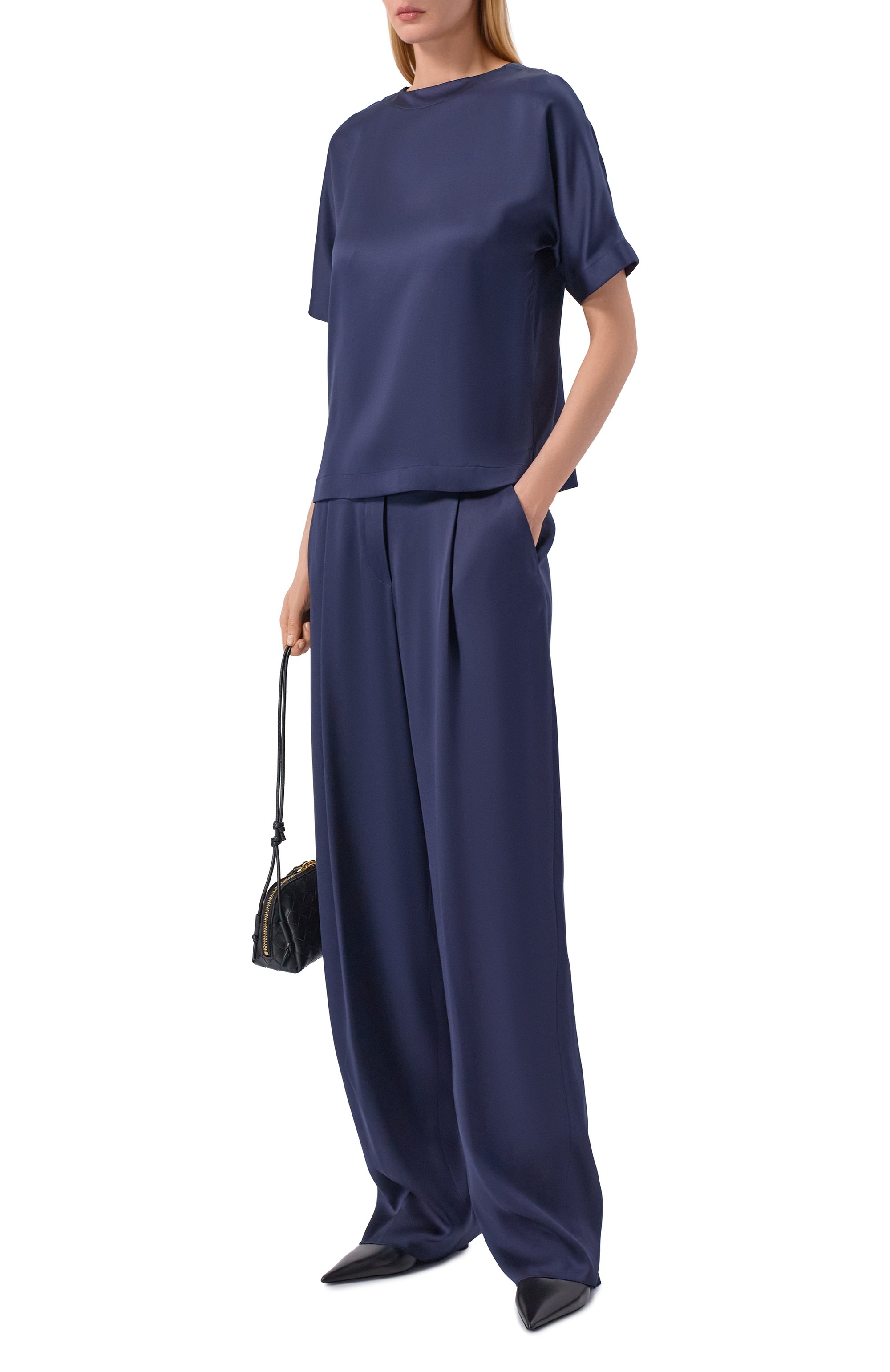 Шелковые брюки GIORGIO ARMANI, арт. GW002793/TE10101, фото 2