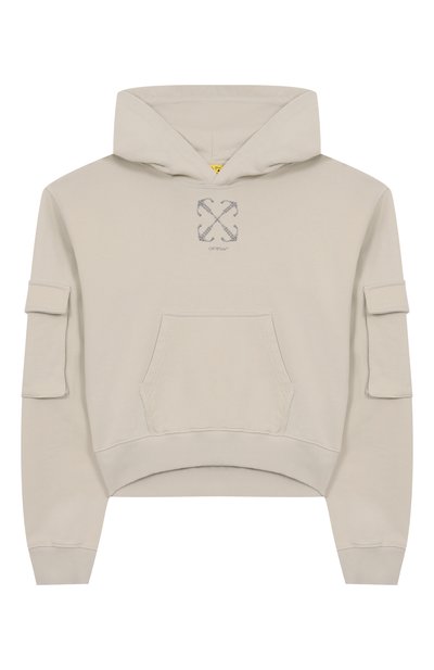 Хлопковое худи OFF-WHITE, арт. 0GBB00AS25FLE001/12+