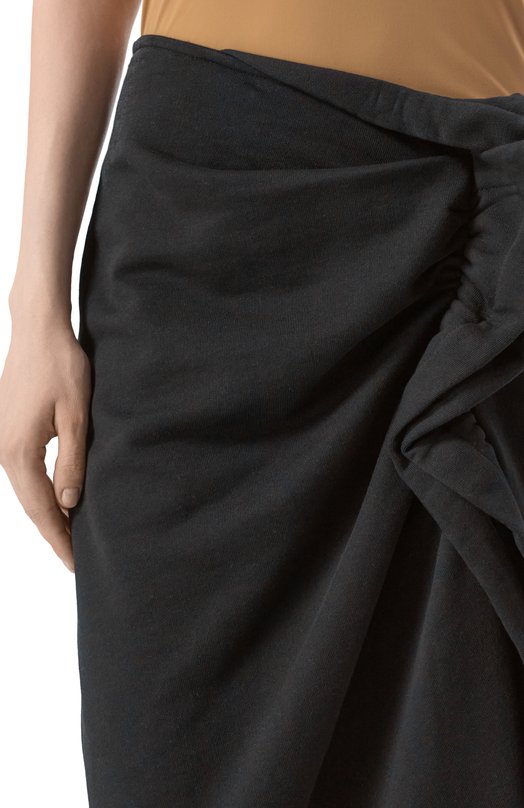 Хлопковая юбка Dries Van Noten 251-011109-1610 Чёрный  251-011109-1610 Фото 5