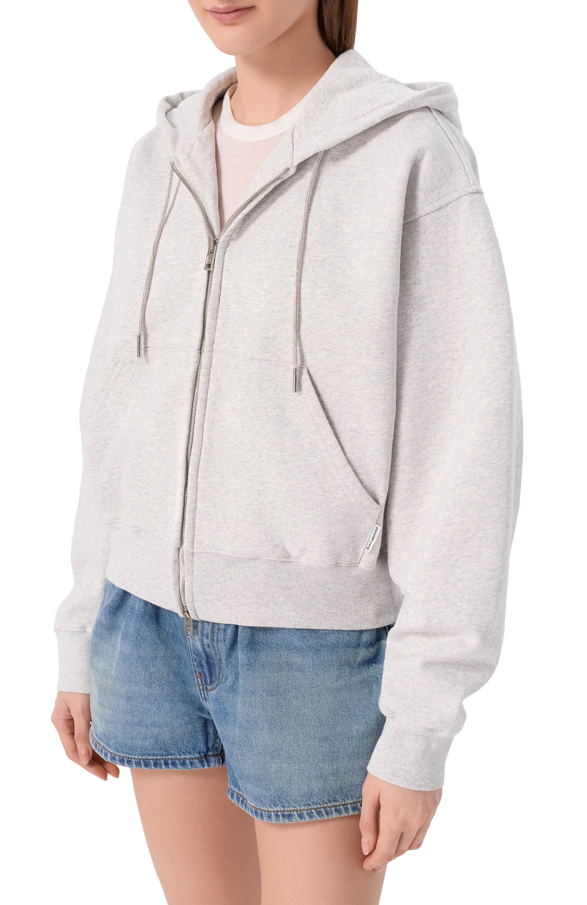 Хлопковая толстовка ALEXANDER WANG, арт. 1CC2262779, фото 3