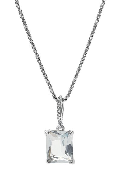 Кулон на цепочке SECRETS JEWELRY светло-голубого цвета по цене 11800 руб., арт. ЦГТБС00608, фото 3 Кулон на цепочке SECRETS JEWELRY, арт. ЦГТБС00608, фото 3