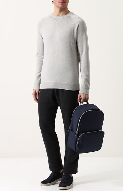 Джемпер тонкой вязки из смеси шелка и кашемира LORO PIANA, арт. FAI0855, фото 2