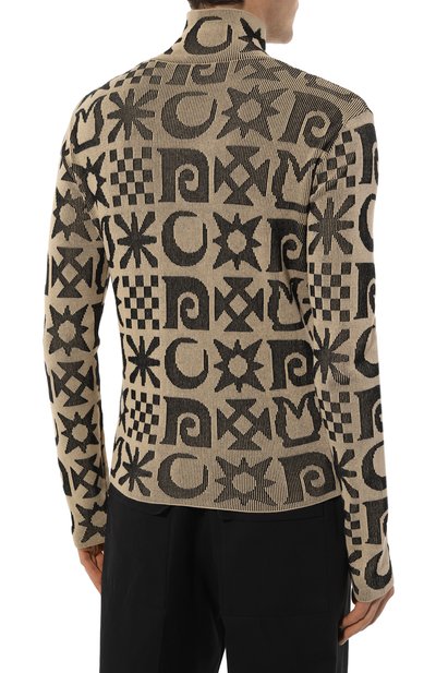 Хлопковый кардиган NANUSHKA бежевого цвета по цене 41300 руб., арт. NM24PFSW00271, фото 4 Хлопковый кардиган NANUSHKA, арт. NM24PFSW00271, фото 4