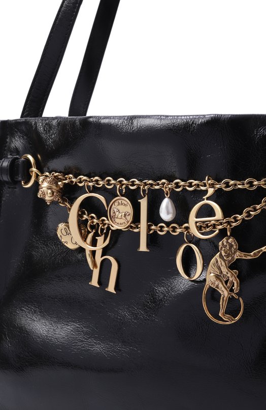 Сумка-тоут Chloé Charms Chloé CH25AS870P60 Чёрный  CH25AS870P60 Фото 3