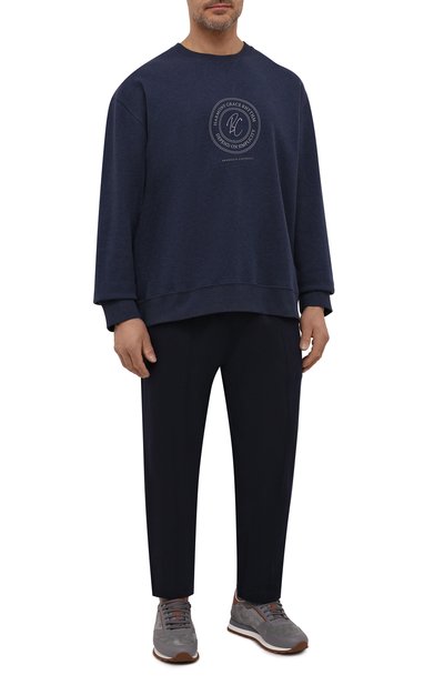 Хлопковый свитшот BRUNELLO CUCINELLI, арт. M0T353420W, фото 2