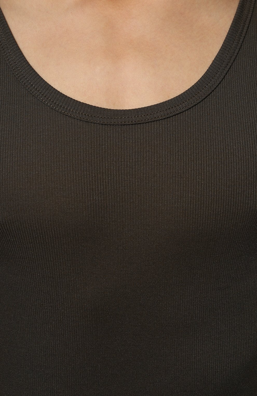Майка TOM FORD хаки цвета по цене 17600 руб., арт. T4D101210, фото 5 Майка TOM FORD, арт. T4D101210, фото 5