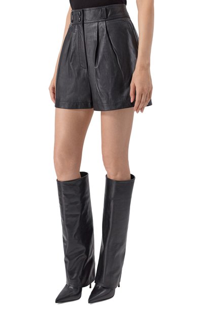 Кожаные шорты IRO, арт. WM30EDM0NT/AX403, фото 3