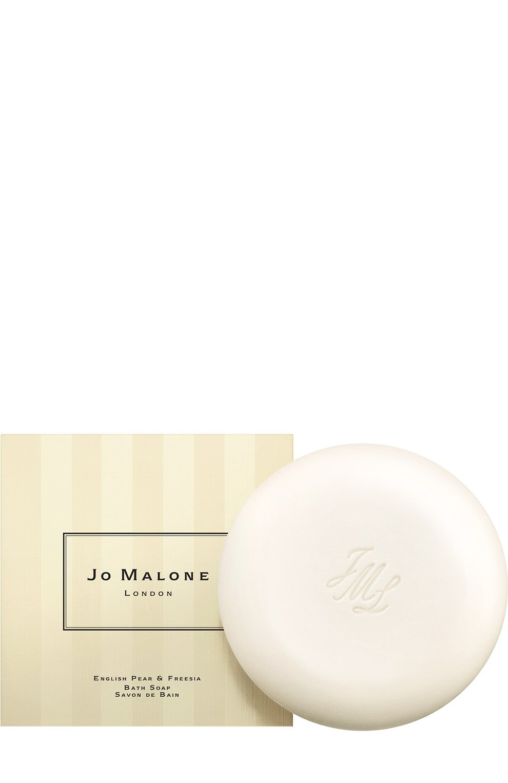 Мыло english pear & freesia (180g) JO MALONE LONDON бесцветного цвета по цене 2350 руб., арт. L5KF-01, фото 1 Мыло english pear & freesia (180g) JO MALONE LONDON, арт. L5KF-01, фото 1