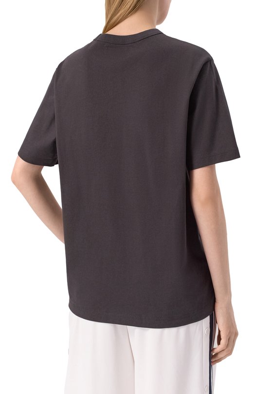 Хлопковая футболка AECA WHITE AWCMSSBDTTSST010C0.CHARCOAL (XL) Серый  AWCMSSBDTTSST010C0.CHARCOAL (XL) Фото 4