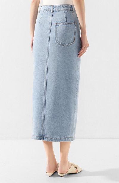 Джинсовая юбка NANUSHKA, арт. ZEFIR_BLUE WASH_RIGID DENIM, фото 4