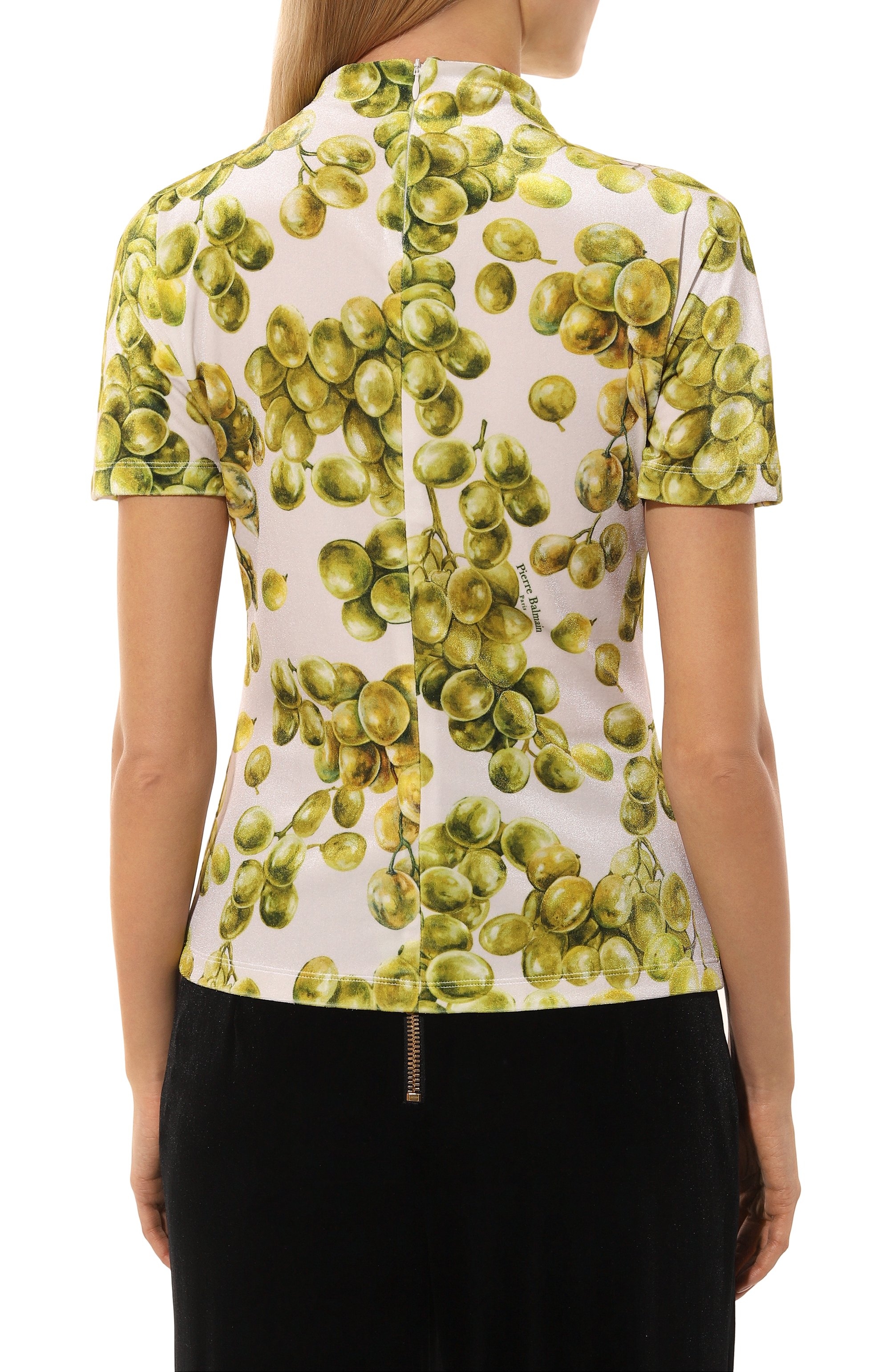 Бархатный топ BALMAIN, арт. DF0ALA35/JJ42, фото 4