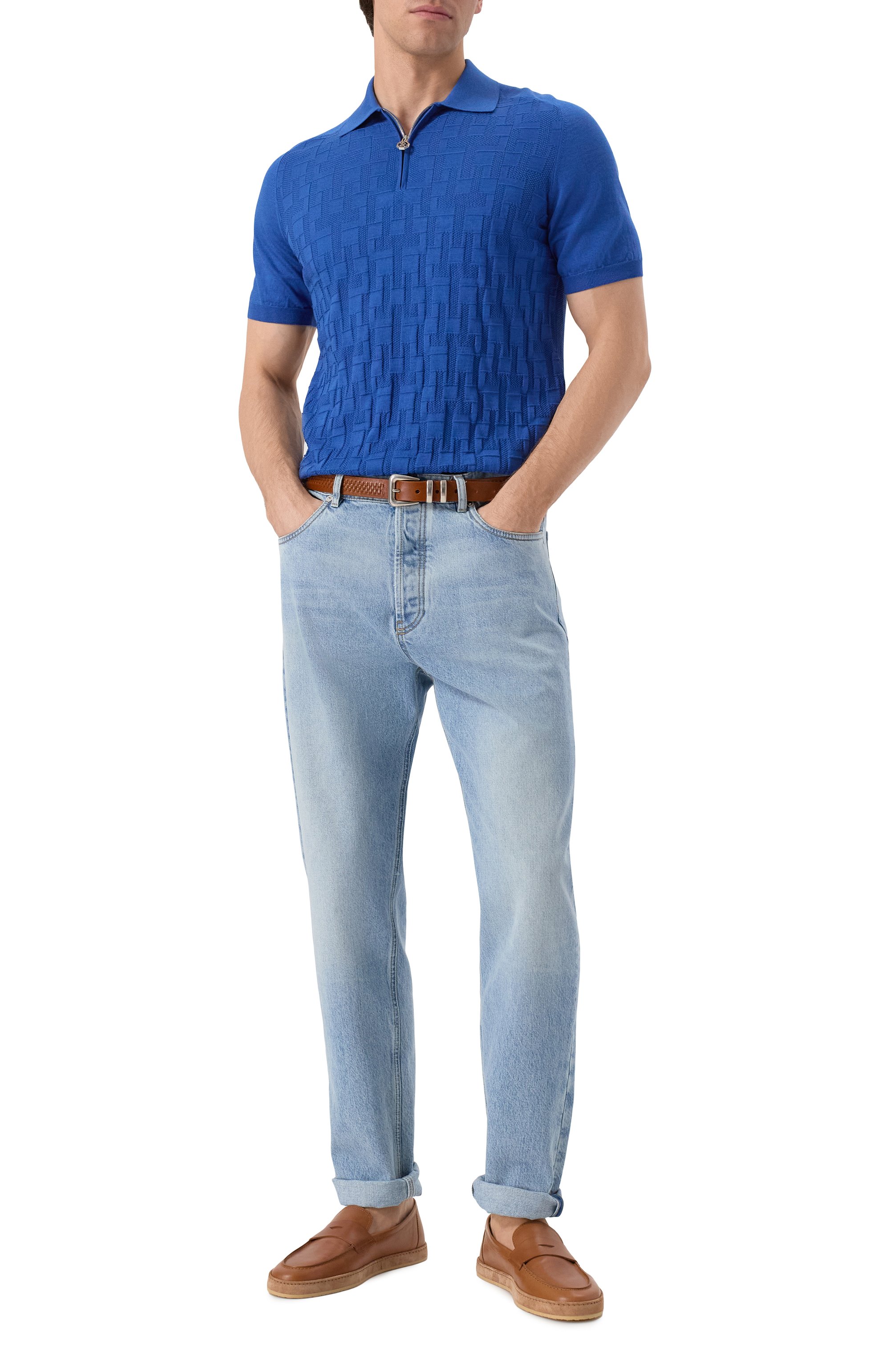 Джинсы iconic fit BRUNELLO CUCINELLI, арт. M241P01090, фото 2