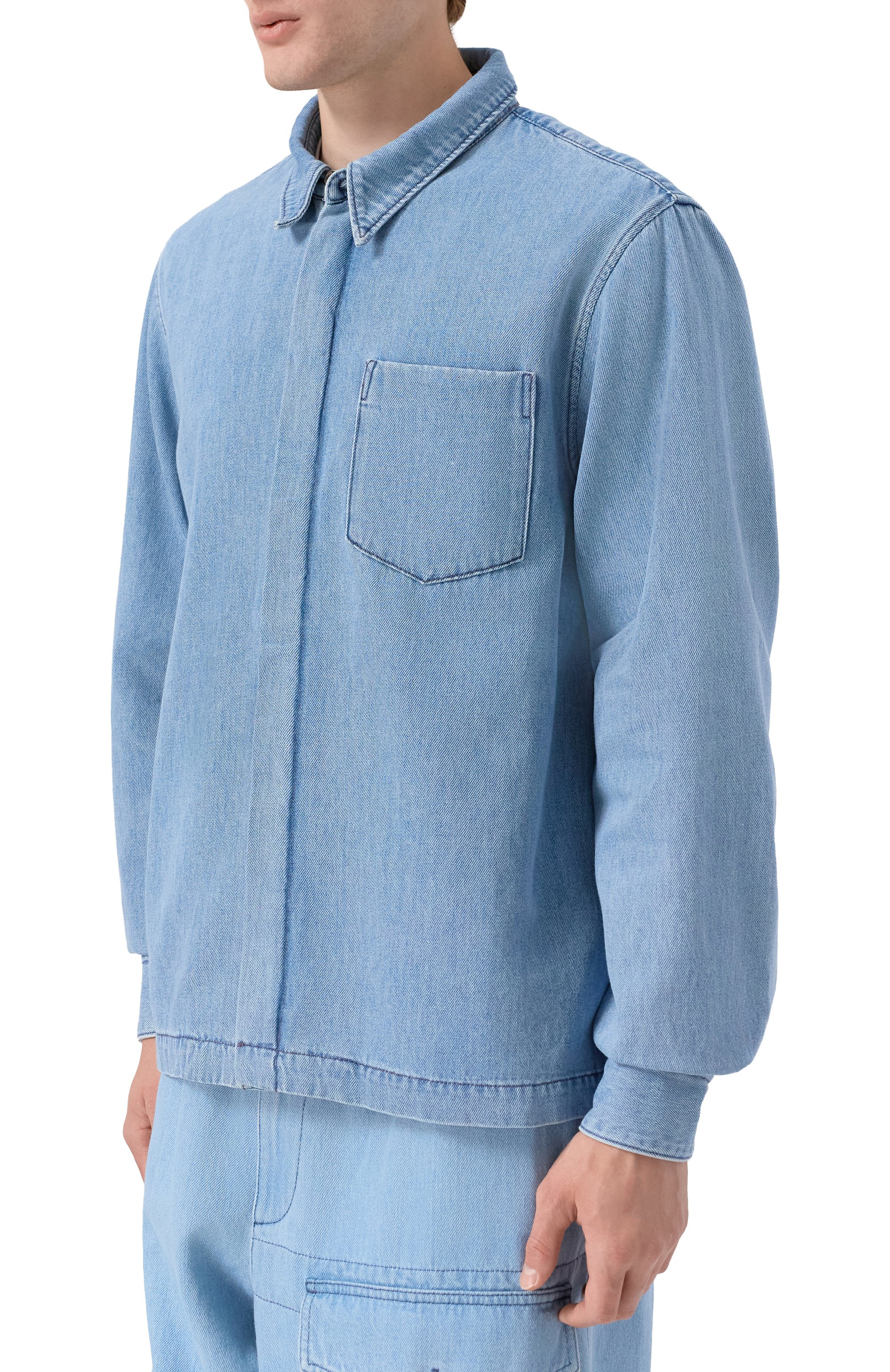 Джинсовая рубашка DRIES VAN NOTEN, арт. 020725-2381-514, фото 3