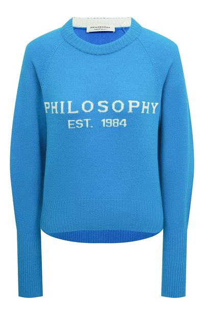Женский пуловер из шерсти и кашемира PHILOSOPHY DI LORENZO SERAFINI, арт. A0917/0700