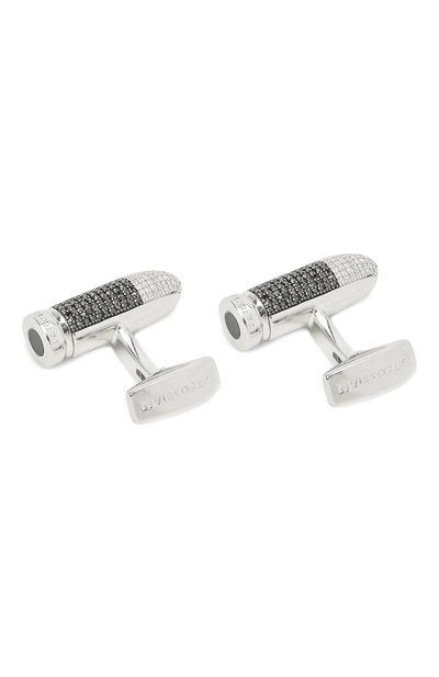 Запонки с бриллиантами TATEOSSIAN серебряного цвета по цене 557500 руб., арт. CL7395, фото 2 Запонки с бриллиантами TATEOSSIAN, арт. CL7395, фото 2