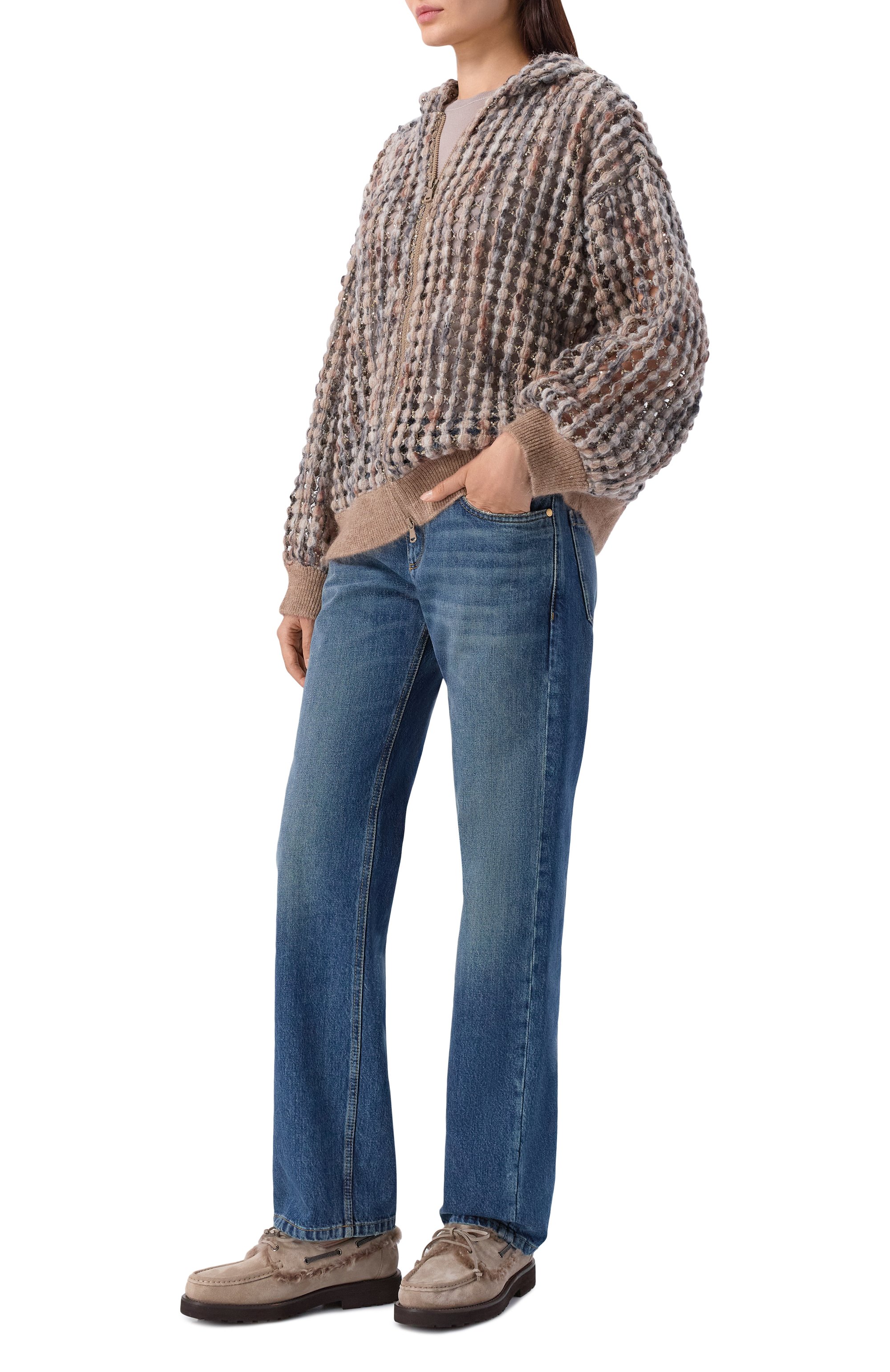 Замшевые топсайдеры BRUNELLO CUCINELLI, арт. MZSFG3114, фото 3