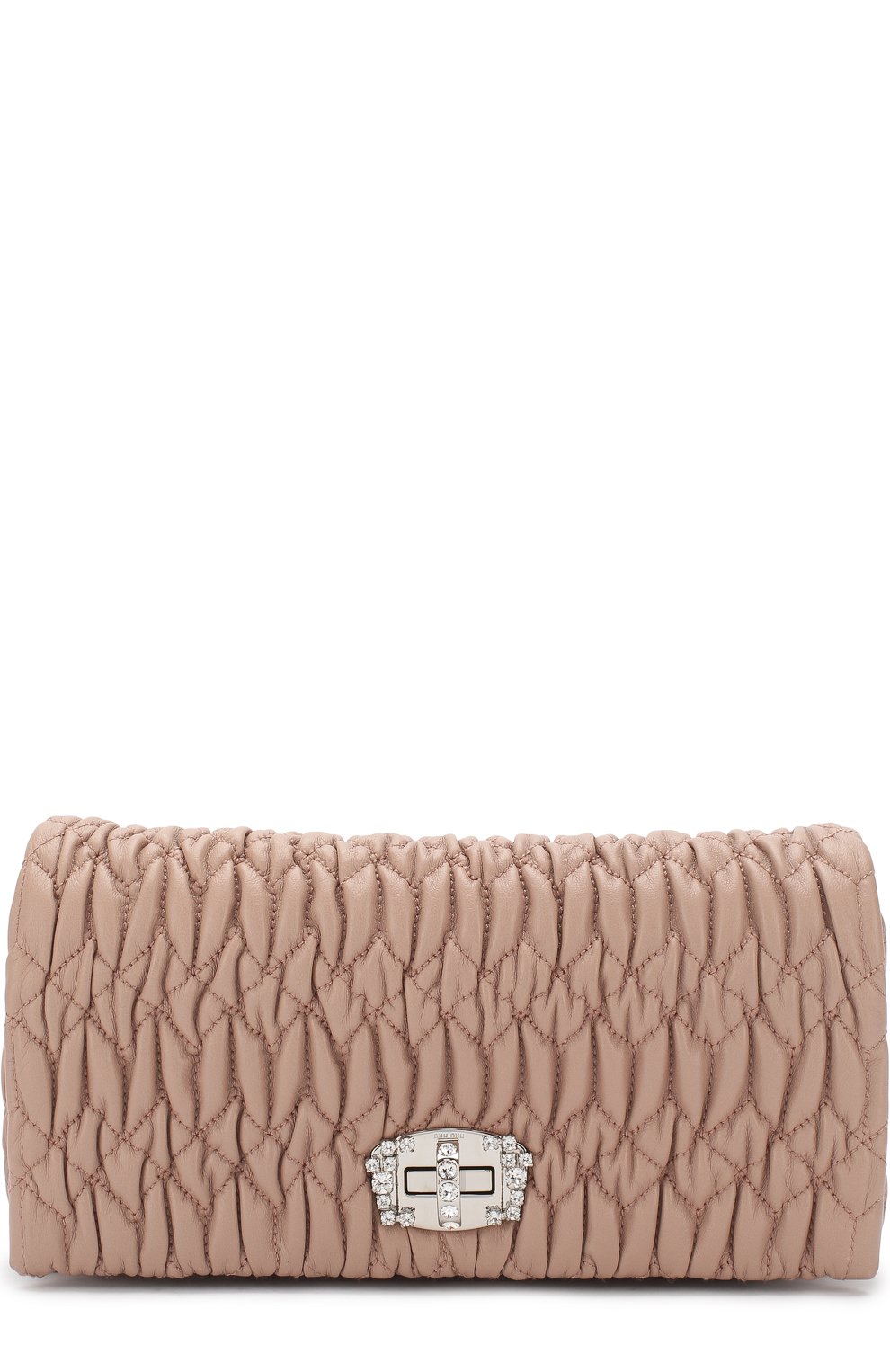 Клатч из кожи на цепочке MIU MIU, арт. 5BD417-FVJ-F0770-OOO, фото 1