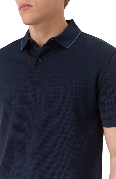 Хлопковое поло BOSS, арт. 50527650, фото 5