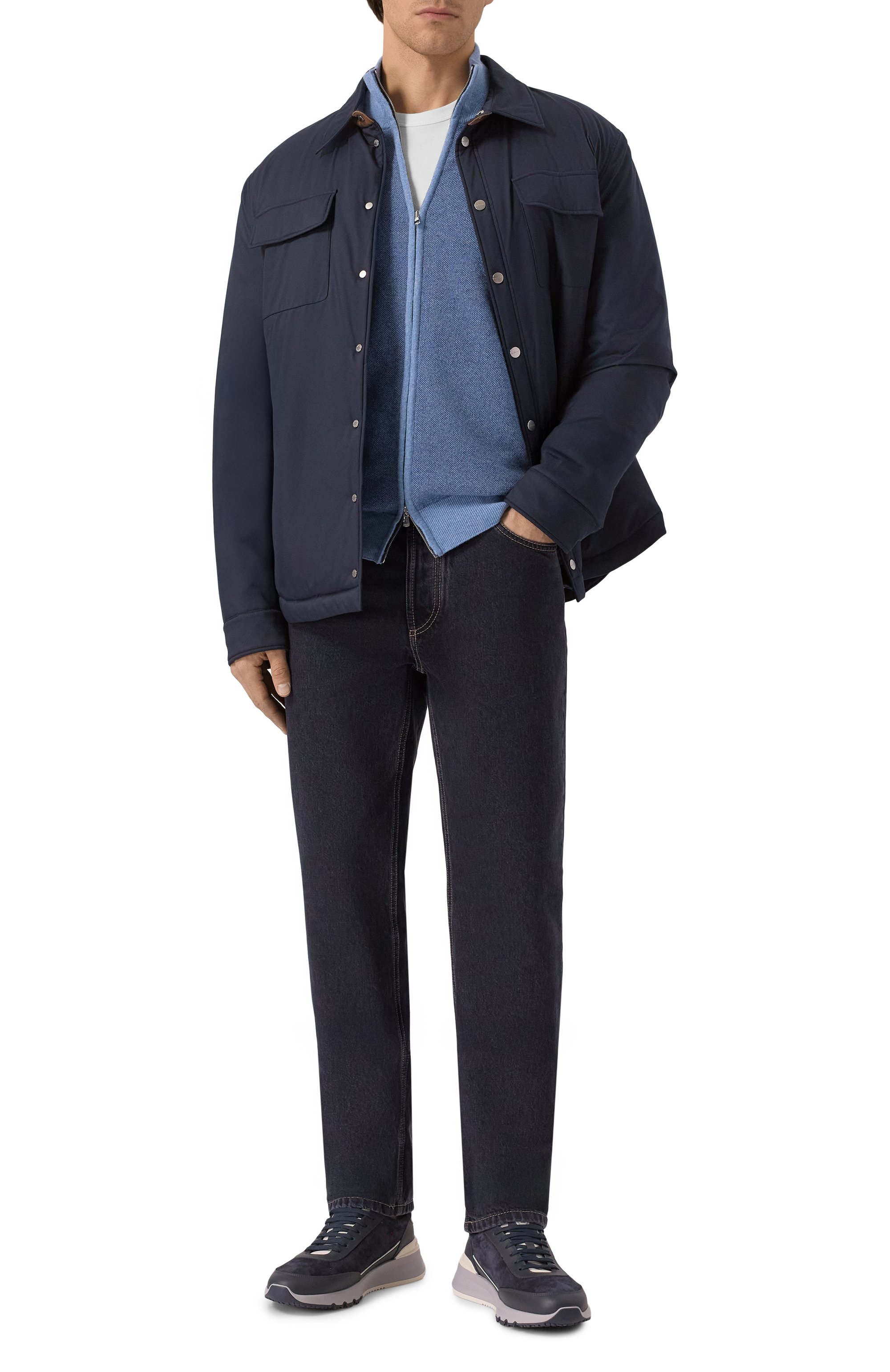 Кардиган из шерсти и кашемира ANDREA CAMPAGNA, арт. M5625-9416, фото 2