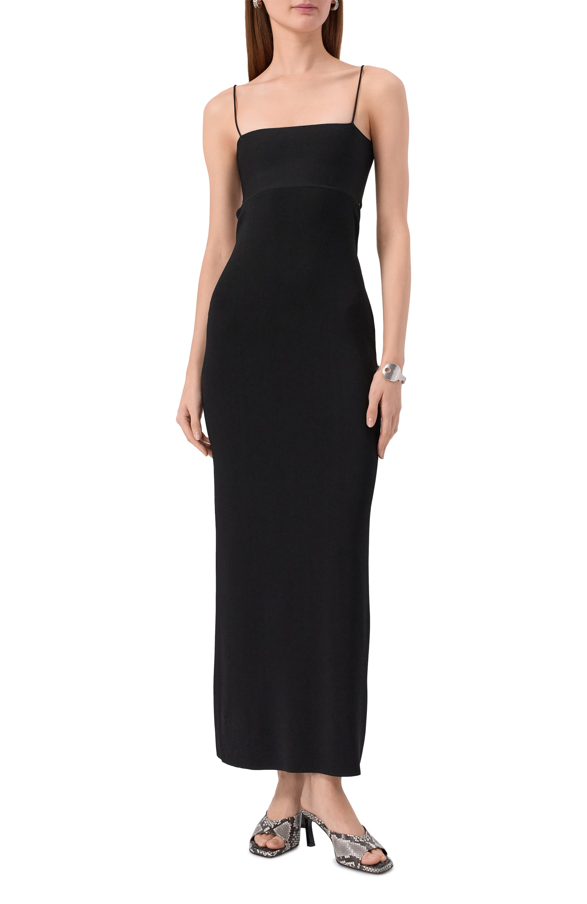 Платье из вискозы и шелка ALEXANDER WANG, арт. 1KC3256002, фото 3