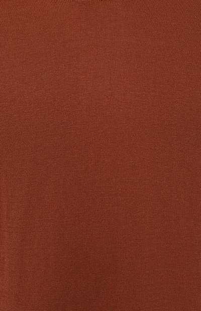 Шелковое поло GRAN SASSO светло-коричневого цвета по цене 27500 руб., арт. 43129/23503, фото 5 Шелковое поло GRAN SASSO, арт. 43129/23503, фото 5