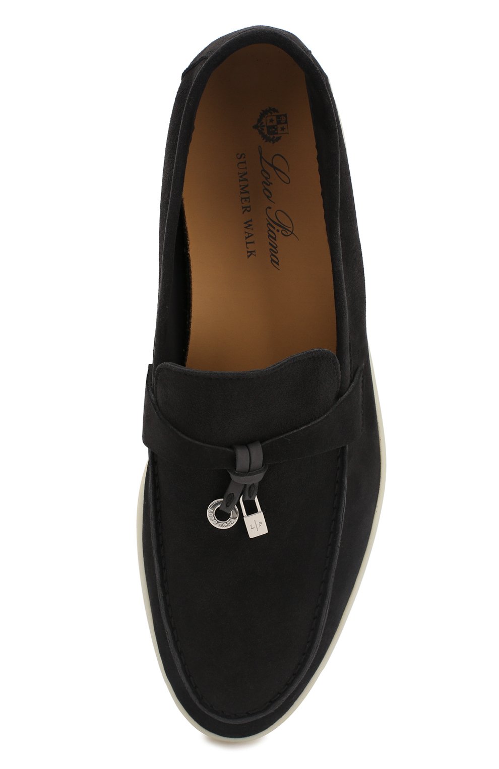 Замшевые лоферы summer charms walk LORO PIANA, арт. FAE5444, фото 5
