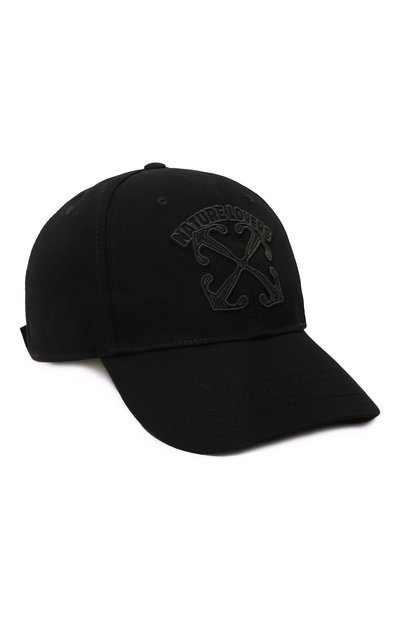 Мужская хлопковая бейсболка OFF-WHITE, арт. 0MLB052S24FAB011