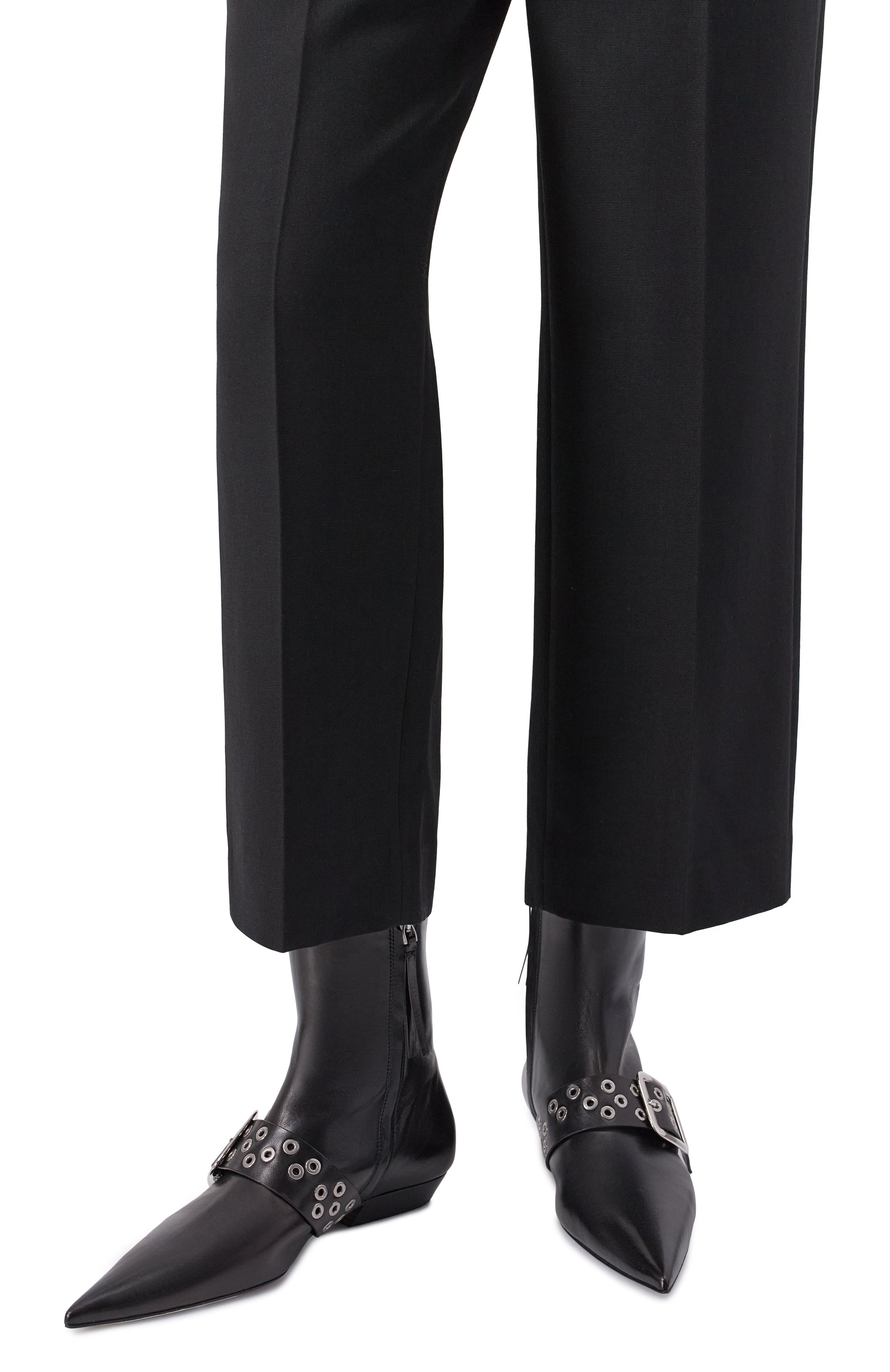 Кожаные ботильоны JIL SANDER, арт. J15WU0105/P8226, фото 2