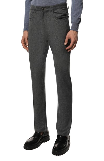 Шерстяные брюки CANALI, арт. V1551/AR03472, фото 3