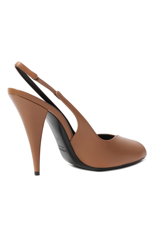 Кожаные туфли Page 110 Saint Laurent 840729/AAE9V Коричневый  840729/AAE9V Фото 5