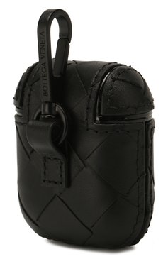 Кожаный чехол для airpods BOTTEGA VENETA черного цвета, арт. 610263/VCPQ0 | Фото 2 (Женское Кросс-КТ: Кожа AirPods; Региональные ограничения белый список (Axapta Mercury): RU, Не проставлено; Материал: Натуральная кожа; Нос: Не проставлено)