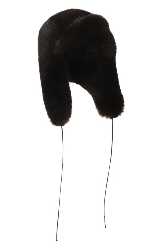 Шапка-ушанка из экомеха Flashin FF25FFHUB Коричневый FF25FFHUB